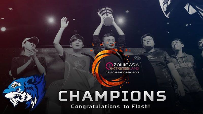 Flash Gaming Rengkuh Juara Asia CS:GO di Zowie eXTREMESLAND 2017