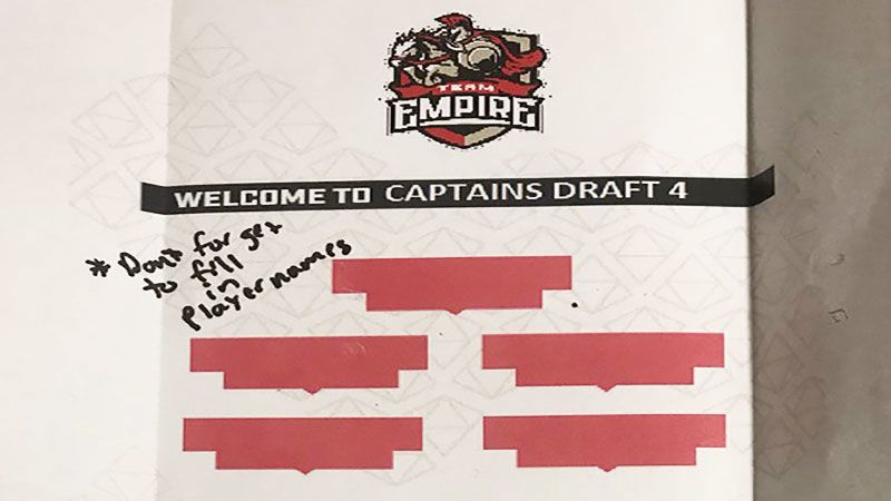 Sambutan Satir nan Menghibur Bagi Peserta Captain's Draft Minor